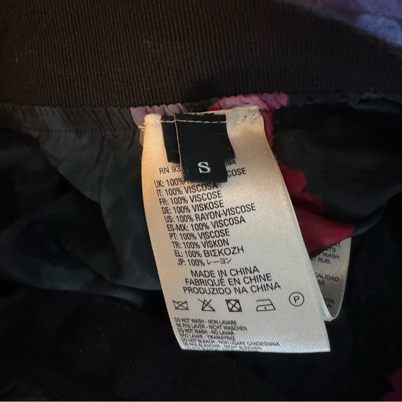 Diesel Floral Silky Viscose Pants - Picture 3 of 5